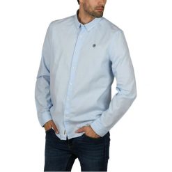Koszula Męska Timberland LS Ela River Elevated Oxford Solid Slim. Niebieskie koszule męskie Timberland, m, bez wzorów, bez kołnierzyka, bez ramiączek. Za 409.00 zł.