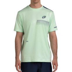 Bullpadel Motril koszulka zielona M. Zielone bluzki sportowe damskie bullpadel, m, z materiału, bez kołnierzyka, bez ramiączek. Za 201.40 zł.