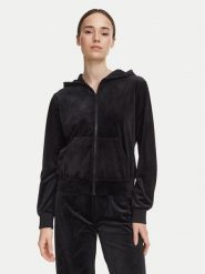 Guess Bluza O6BQ01 K5061 Czarny Regular Fit. Czarne bluzy bez kaptura damskie Guess, xl, z syntetyku. Za 294.99 zł.