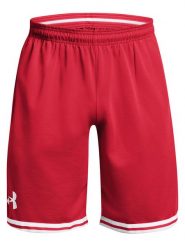 Under Armour Szorty sportowe "Perimeter" w kolorze czerwonym rozmiar: L. Czerwone szorty męskie Under Armour, l, z materiału. Za 140.53 zł.