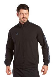 Kurtka dresowa Erima Essential Team. Czarne kurtki męskie Erima, xl, bez wzorów, z dresówki, retro, bez kaptura. Za 314.99 zł.