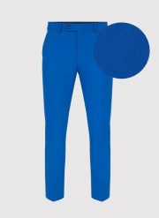 PAKO LORENTE – Niebieskie spodnie garniturowe P22SF-6G-020-N-S. Niebieskie spodnie wizytowe męskie Pako Lorente, z poliesteru. Za 149.99 zł.
