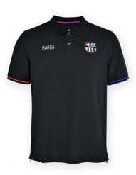 Koszula Barcelona 25/26 z kołnierzykiem w kolorze czarnym. Czarne koszule męskie FC Barcelona, l, bez wzorów, z bawełny, bez kołnierzyka, bez ramiączek. Za 202.08 zł.