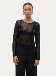 Vero Moda Bluzka Safina 10317016 Czarny Regular Fit. Czarne bluzki damskie Vero Moda, s, bez wzorów, z syntetyku, bez ramiączek. Za 119.99 zł.
