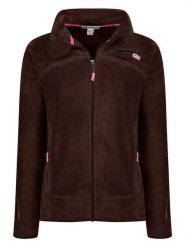 ANAPURNA Kurtka polarowa "Uternel" w kolorze ciemnobrązowym rozmiar: XL. Brązowe kurtki damskie ANAPURNA, xl, bez wzorów, z polaru, bez kaptura. Za 73.99 zł.