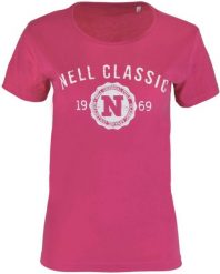 Damska koszulka Nell Classic Pink. Czerwone t-shirty damskie ENELL, m, bez wzorów, z bawełny, bez kołnierzyka. Za 111.99 zł.