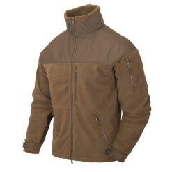 Kurtka polarowa męska Helikon-Tex Classic Army Fleece. Brązowe kurtki męskie HELIKON-TEX, na wiosnę, m, bez wzorów, z polaru, sportowe, bez kaptura. Za 209.99 zł.