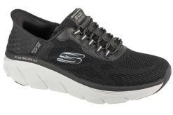 Buty sportowe Sneakersy męskie, Slip-ins: D'Lux Walker 2.0 - Rezinate. Czarne buty sportowe na co dzień męskie Skechers, z materiału, bez zapięcia, trekkingowe. Za 399.99 zł.