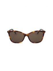 Jimmy Choo Damskie okulary przeciwsłoneczne w kolorze złoto-brązowym rozmiar: 56. Brązowe okulary przeciwsłoneczne damskie Jimmy Choo. Za 481.45 zł.
