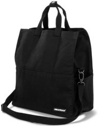 Torba Rowerowa Z Recyklingu City Tote Bag 22 Litry 36 X 32 X 19 Cm - Czarna. Czarne torby męskie na ramię URBAN PROOF, bez wzorów, z bawełny, na ramię. Za 228.95 zł.