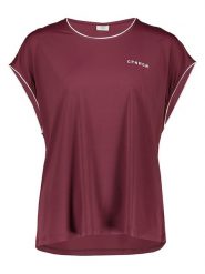 Copenhagen Studios Koszulka sportowa w kolorze bordowym rozmiar: L. Czerwone bluzki sportowe damskie Copenhagen Studios, l, z materiału, bez kołnierzyka, bez ramiączek. Za 78.66 zł.