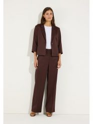 More & More Spodnie w kolorze brązowym rozmiar: 44. Brązowe spodnie materiałowe damskie MORE & MORE, bez wzorów, z materiału, z podwyższonym stanem. Za 234.95 zł.