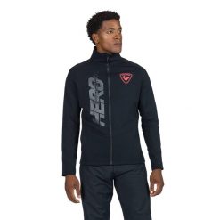 Bluza Rossignol męska New Hero Classique Clim czarna. Czarne bluzy z kapturem męskie Rossignol, l, z materiału. Za 669.00 zł.