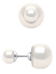 Pearline Kolczyki-wkrętki w kolorze białym z perłami rozmiar: onesize. Białe kolczyki damskie Pearline, z perłą, srebrne. Za 234.94 zł.