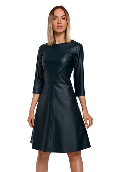 Made of emotion Sukienka w kolorze zielonym rozmiar: M. Zielone sukienki damskie Made Of Emotion, m, bez wzorów, bez kołnierzyka, bez ramiączek, midi. Za 165.71 zł.