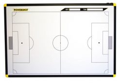 Magnetyczna tablica do piłki nożnej 90x60cm + torba. Białe torebki klasyczne damskie POWER SHOT, bez wzorów, bez dodatków. Za 313.86 zł.