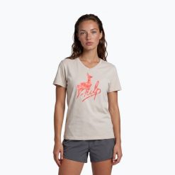Koszulka damska Aulp Darla. Brązowe t-shirty damskie Aulp, l, bez wzorów, z bawełny, bez kołnierzyka. Za 139.99 zł.
