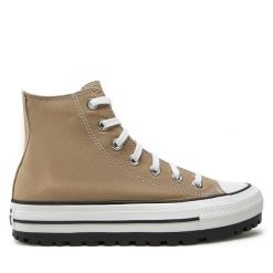 Trampki Converse. Brązowe trampki i tenisówki męskie Converse, bez wzorów, bez zapięcia. Za 269.99 zł.