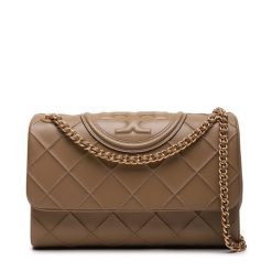 Torebka Tory Burch. Brązowe listonoszki damskie Tory Burch, bez wzorów, bez dodatków. Za 3,499.00 zł.