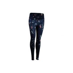 Legginsy fitness cardio 520 damskie. Czerwone legginsy damskie DOMYOS, l, bez wzorów, z elastanu, na fitness i siłownię. W wyprzedaży za 49.99 zł.