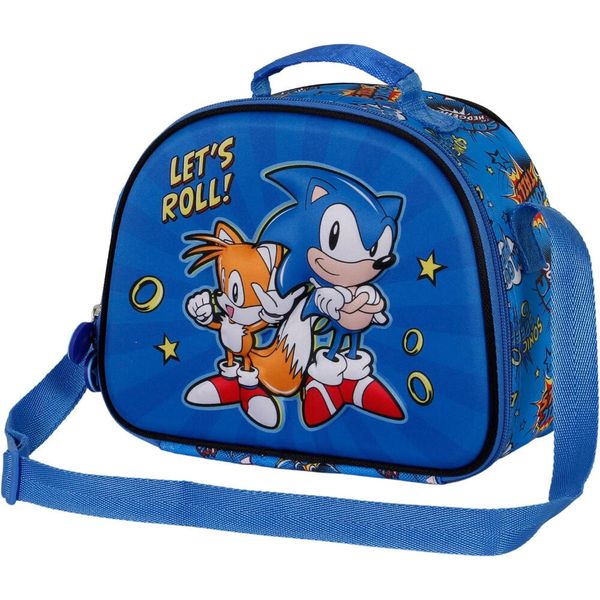Torba na lodówkę Karactermania Sonic The Hedgehog Lets Roll 3D. Niebieskie torebki klasyczne damskie SONIC THE HEDGEHOG, bez wzorów, bez dodatków. Za 135.50 zł.