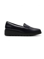 Clarks Skórzane mokasyny "Sharon Pace" w kolorze czarnym rozmiar: 37,5. Czarne mokasyny damskie Clarks. Za 158.47 zł.