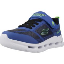 Buty SKECHERS GLIDE STEP LIGHT Niebieski. Niebieskie buty trekkingowe męskie Skechers, z syntetyku, bez zapięcia, trekkingowe, Skechers Sport. Za 238.99 zł.