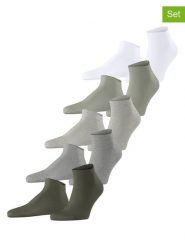 ESPRIT Skarpety (5 par) w kolorze biało-szarym rozmiar: 40-46. Białe skarpetki męskie Esprit, bez wzorów. Za 52.99 zł.