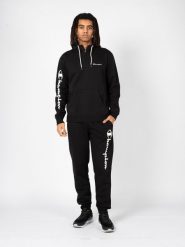 Champion Bluza | 217930 | Mężczyzna | Czarny. Czarne bluzy z kapturem męskie CHAMPION, m, z bawełny. W wyprzedaży za 199.00 zł.