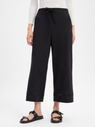 Opus spodnie materiałowe - koronka Misha Kobiety Bawełna czarny, 36. Czarne spodnie materiałowe damskie Opus, bez wzorów, z bawełny, eleganckie. Za 399.95 zł.