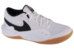 Buty siatkarskie męskie Nike Hyperquick. Białe buty sportowe na co dzień męskie Nike, z materiału, bez zapięcia, trekkingowe. Za 330.50 zł.