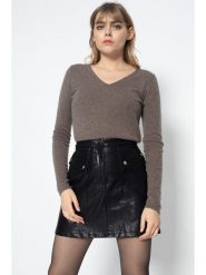 Perfect Cashmere Kaszmirowy sweter "Shannon" w kolorze brązowym rozmiar: L. Brązowe swetry klasyczne damskie Perfect Cashmere, l, z kaszmiru, bez kołnierzyka. Za 363.95 zł.