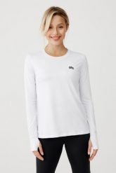 Damska koszulka sportowa Rough Radical Fun Ls. Białe bielizna termoaktywna damska ROUGH RADICAL, xl, bez wzorów, z elastanu, bez ramiączek. Za 87.20 zł.