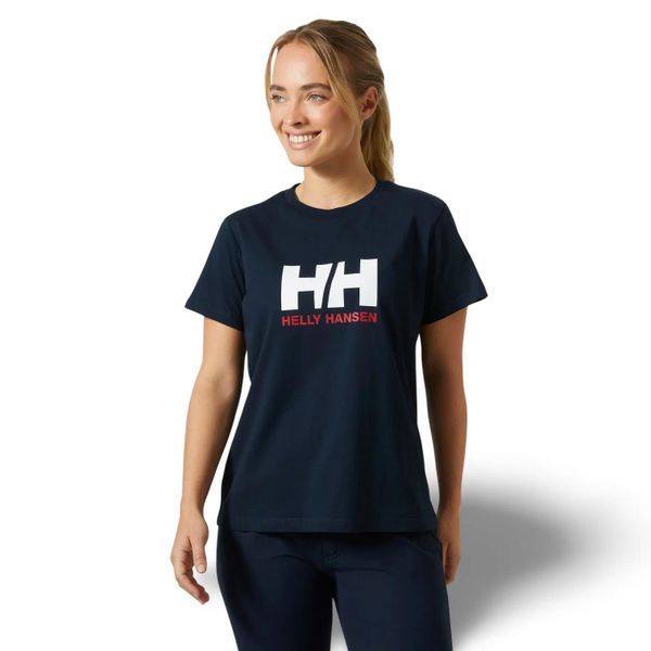 Koszulka damska Helly Hansen Logo 3.0. Czarne t-shirty damskie Helly Hansen, m, bez wzorów, z bawełny, bez kołnierzyka. Za 168.20 zł.