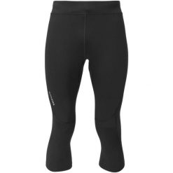 Męskie legginsy do biegania 3/4 Klimatex Dylan czarne 2xl. Czarne bielizna termoaktywna męska CLIMAQX, m, bez wzorów, z elastanu. Za 205.99 zł.
