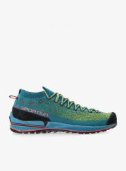 Buty podejściowe męskie La Sportiva TX2 Evo. Niebieskie buty trekkingowe męskie La Sportiva, z dzianiny, bez zapięcia, wspinaczkowe. Za 744.75 zł.