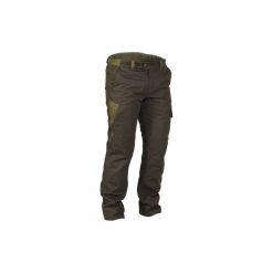 Spodnie myśliwskie IMPER Warm 500. Brązowe spodnie materiałowe męskie SOLOGNAC, z materiału. Za 149.99 zł.