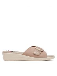 Go Soft Klapki LAH3T9092-3 Różowy. Czerwone klapki damskie GO SOFT, bez wzorów, z materiału, bez obcasa. Za 119.99 zł.