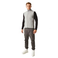 Ocieplana Męska Softshell 2 Warstwy. Czarne kurtki softshell damskie Regatta, l, bez wzorów, z materiału, bez kaptura. Za 141.99 zł.