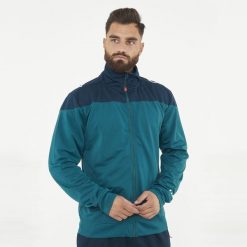 Kurtka Damska Outdoor Dakota Ciemnozielona-Niebieska. Niebieskie kurtki damskie Legea, l, bez wzorów, z bawełny, bez kaptura. Za 116.00 zł.