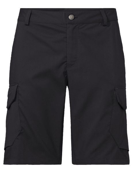 Spodenki turystyczne Vaude Neyland Cargo Shorts. Czarne szorty męskie Vaude, z bawełny, bez kołnierzyka. Za 429.00 zł.