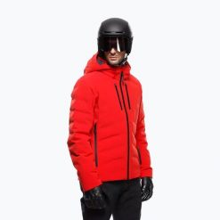 Kurtka narciarska męska Dainese Iventa Dermizax EV. Czerwone kurtki męskie Dainese, l, bez wzorów, z materiału, bez kaptura, narciarskie, Dermizax. Za 2,713.05 zł.