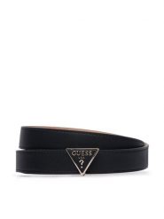 Guess Pasek BW9370 P6325 Czarny. Czarne paski damskie Guess, z aplikacjami, ze skóry. Za 194.99 zł.