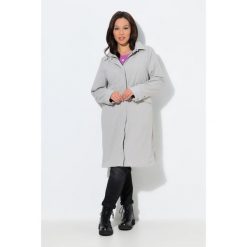 Damskie Parka funkcyjna HYPRAR hydrofobowa kaptur. Szare parki damskie Ulla Popken, plus size, bez wzorów, z materiału. Za 699.99 zł.