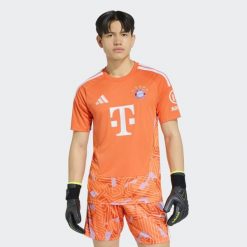 Koszulka bramkarska FC Bayern 26/27. Brązowe t-shirty sportowe męskie Adidas, l, z materiału, bez ramiączek, do piłki nożnej, climacool (adidas). Za 439.00 zł.