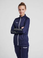 Kurtka damska Hummel Zip hmlAUTHENTIC Poly. Szare kurtki damskie HUMMEL, na wiosnę, l, bez wzorów, z dzianiny, bez kaptura. Za 176.35 zł.