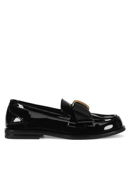 Gino Rossi Mokasyny SAVA-1797-23-2 Czarny. Czarne mokasyny damskie Gino Rossi, z lakierowanej skóry. Za 279.99 zł.