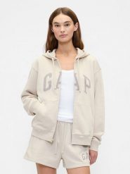 GAP Bluza w kolorze beżowym rozmiar: L. Brązowe bluzy z kapturem damskie GAP, l. Za 149.66 zł.