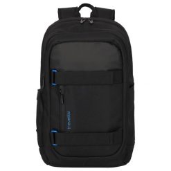Plecak travelite Pathway Strap. Czarne plecaki damskie Travelite, bez wzorów, z materiału. Za 250.70 zł.