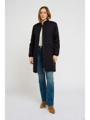 Kaffe Płaszcz pikowany w kolorze czarnym rozmiar: 46. Czarne płaszcze damskie Kaffe, bez wzorów. Za 247.99 zł.